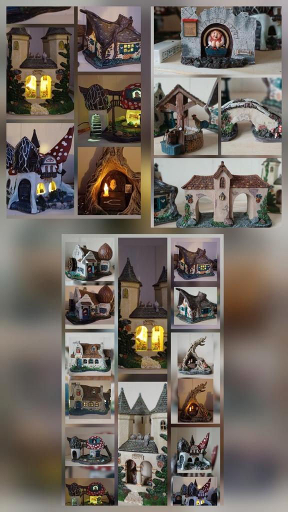 Grote Luville Efteling Huisjes Collectie €325,-!!!!, Verzamelen, Efteling, Zo goed als nieuw, Beeldje of Poppetje, Ophalen of Verzenden
