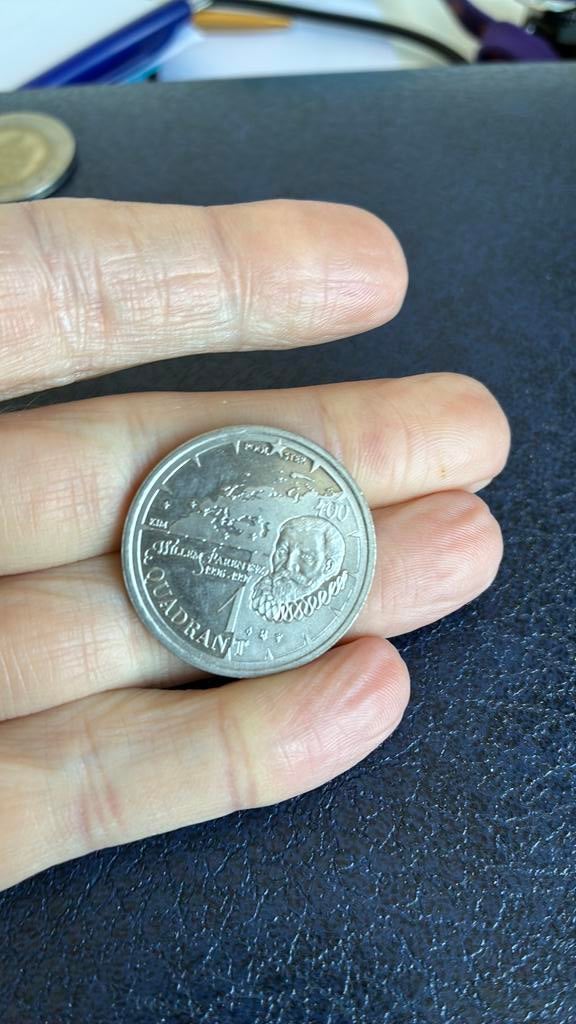 Terschelling penning, Postzegels en Munten, Ophalen of Verzenden, Overige materialen