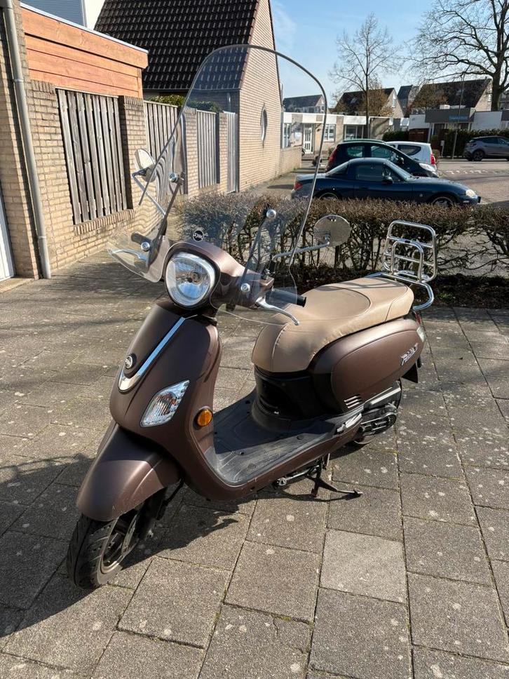 Sym fiddle 3, bouwjaar 2018, Fietsen en Brommers, Scooters | SYM, Gebruikt, Fiddle, Maximaal 25 km/u, Benzine, Ophalen