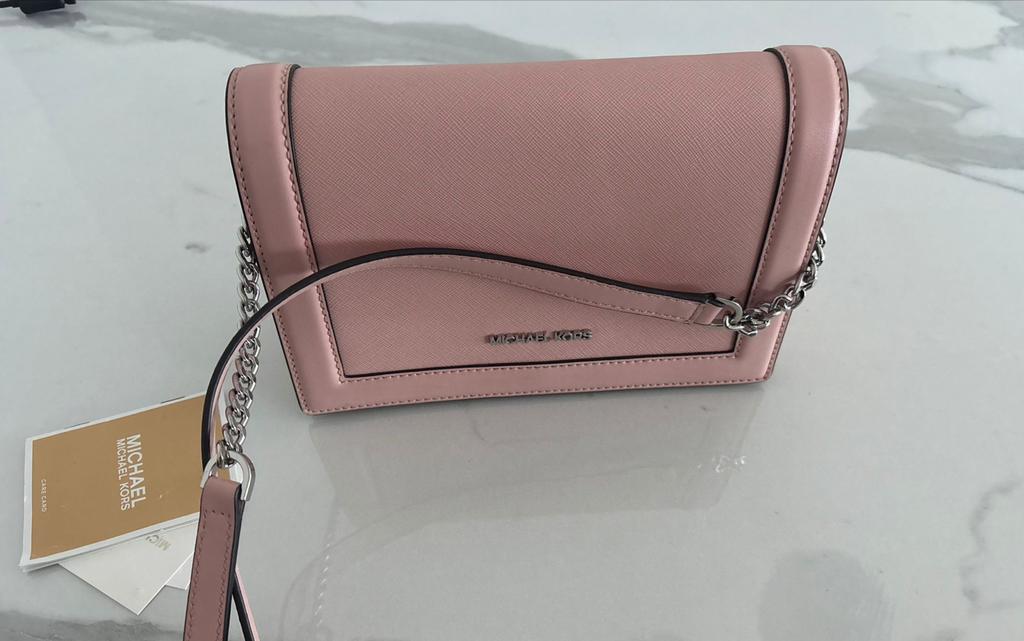 Michael Kors schoudertasje roze, Ophalen of Verzenden, Zo goed als nieuw, Roze, Schoudertasje