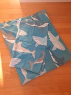 Kinder dekbedovertrek haaien motief 140x200 met kussensloop, Gebruikt, Eenpersoons, Blauw, Dekbedovertrek