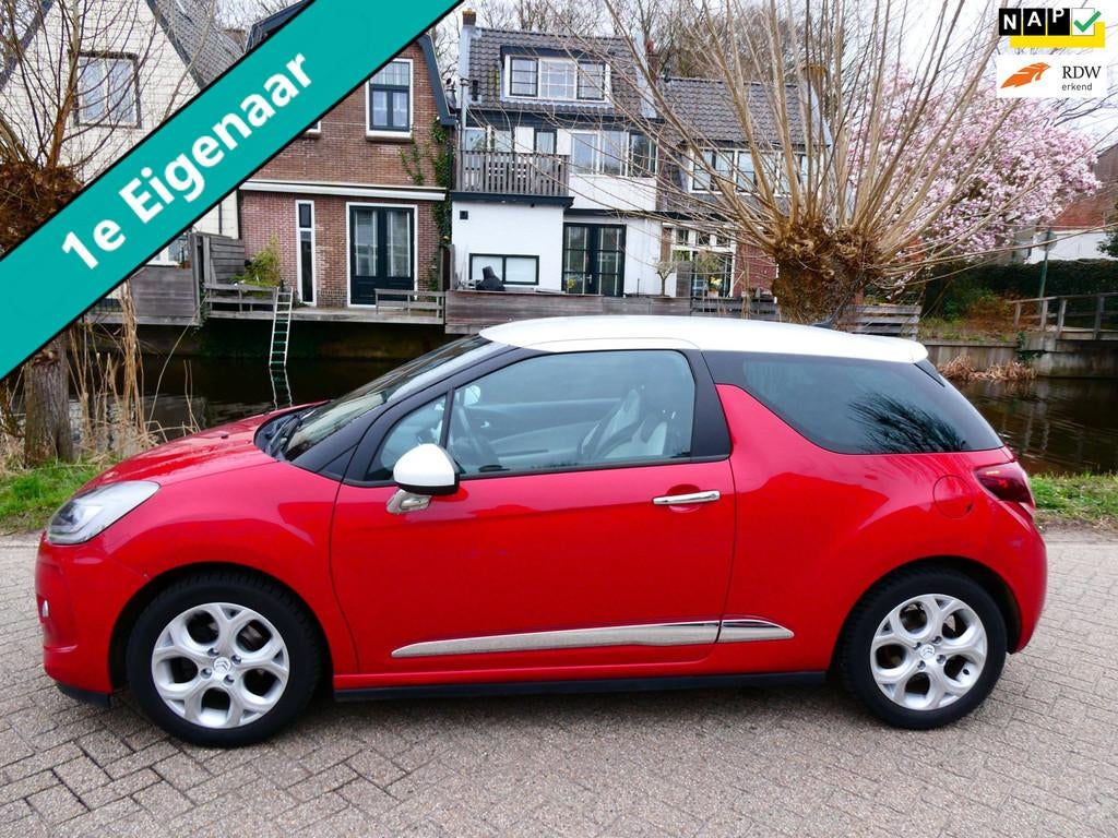 Citroen DS3 1.6 VTi Chic 1e eig. VOL-Automaat Clima Cruise L, Auto's, Citroën, Euro 5, 15 km/l, Gebruikt, 4 cilinders