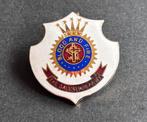 Vintage Emaille Speldje Badge Leger des Heils Blood and Fire, Verzamelen, Ophalen of Verzenden, Zo goed als nieuw, Overige onderwerpen