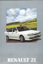 Brochure Renault 21 1988, Ophalen of Verzenden, Gelezen, Renault