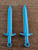 Lego Minifigures Ridder zwaarden mat zilver 2x, Ophalen of Verzenden, Nieuw, Lego