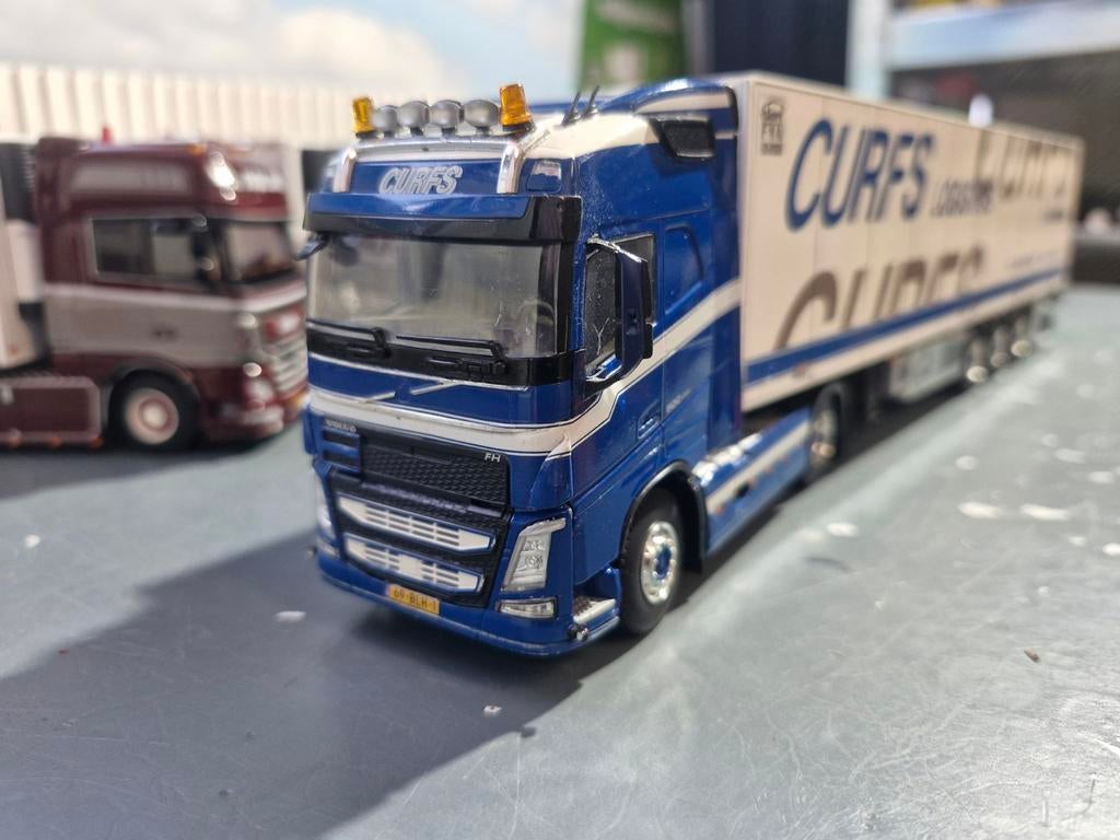 Volvo met koeltrailer wsi CURFS LOGISTIEK, Hobby en Vrije tijd, Modelauto's | 1:50, Ophalen of Verzenden, Zo goed als nieuw, Bus of Vrachtwagen