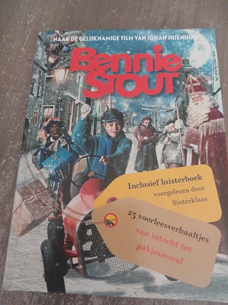 Bennie Stout boek met luisterboek, Boeken, Sprookjes en Fabels, Ophalen of Verzenden, Zo goed als nieuw