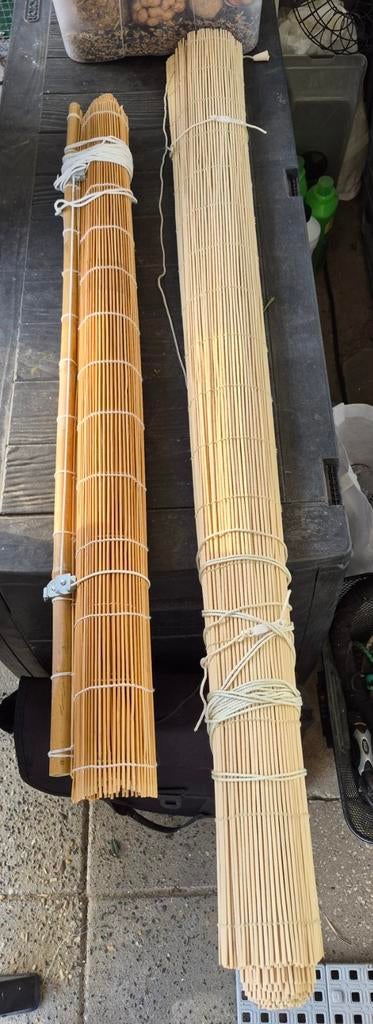 Bamboe rolgordijn, Ophalen, Zo goed als nieuw, 100 tot 150 cm, 150 tot 200 cm
