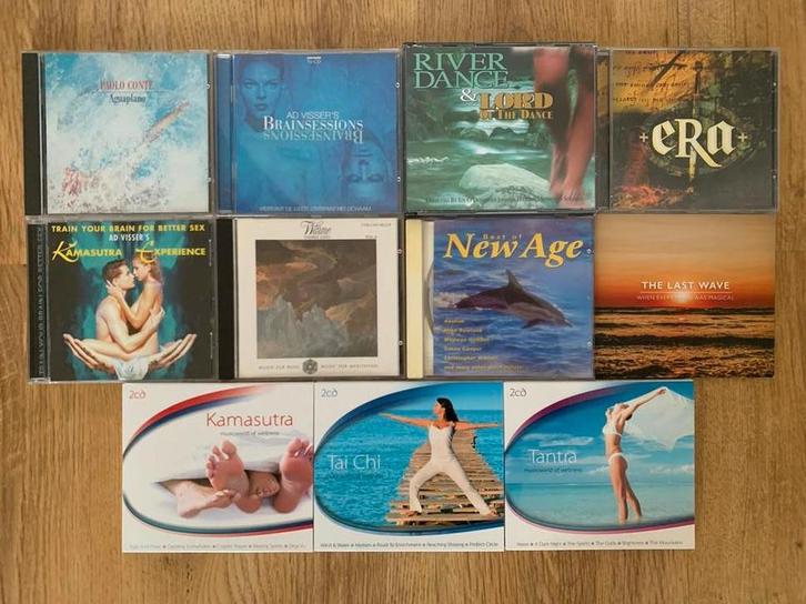 Diverse CD Collectie: Kamasutra, Tai Chi, Tantra, New Age, e, Cd's en Dvd's, Cd's | Overige Cd's, Gebruikt, Ophalen of Verzenden