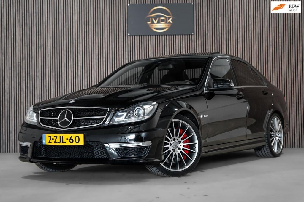 Mercedes-Benz C-klasse AMG 63 Performance Package 487PK Carb, Auto's, Mercedes-Benz, Bedrijf, Te koop, C-Klasse, ABS, Achteruitrijcamera