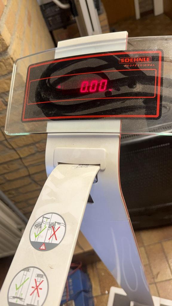 Soehnle Professional Weegschaal Typ 7731, Ophalen, Gebruikt, 100 kg of meer, Digitaal
