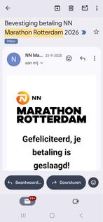 Startbewijs NN marathon Rotterdam, Eén persoon