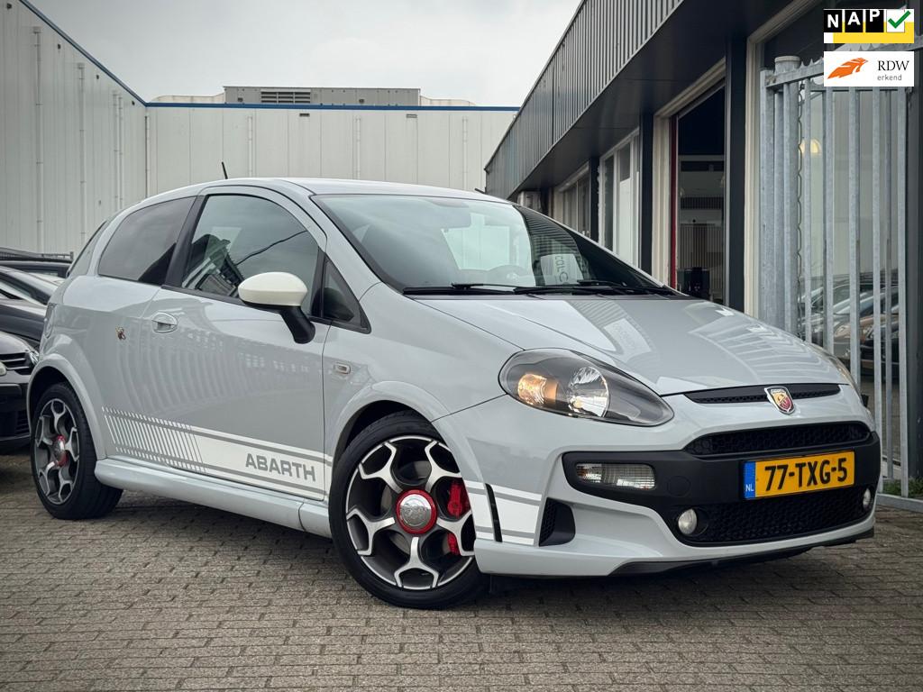 Fiat Punto Evo 1.4 Abarth Climate Cruise Nardo NAP APK, Auto's, Fiat, Voorwielaandrijving, Stof, Gebruikt, Zwart