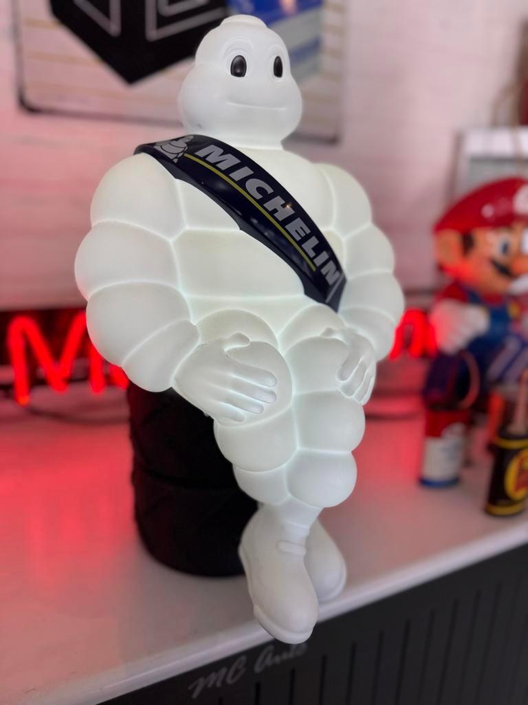Michelin Bibendum reclame lamp - verzamelobject, Verzamelen, Merken en Reclamevoorwerpen, Ophalen, Gebruikt, ., Lichtbak of (neon) lamp