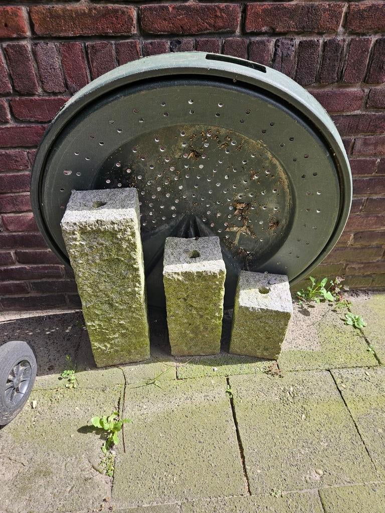 Stenen voor waterornament, Ophalen of Verzenden, Gebruikt, Graniet, Waterornament