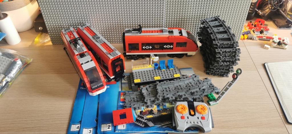 Lego 7938 trein met rails en station, Ophalen of Verzenden