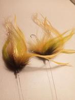 Twee snoekstreamers op de tube met onderlijnen., Ophalen of Verzenden, Overige typen