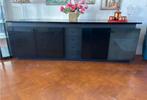 Gratis ophalen 4/4 Zwart hoogglans dressoir, Ophalen, Overige materialen, Gebruikt, 200 cm of meer