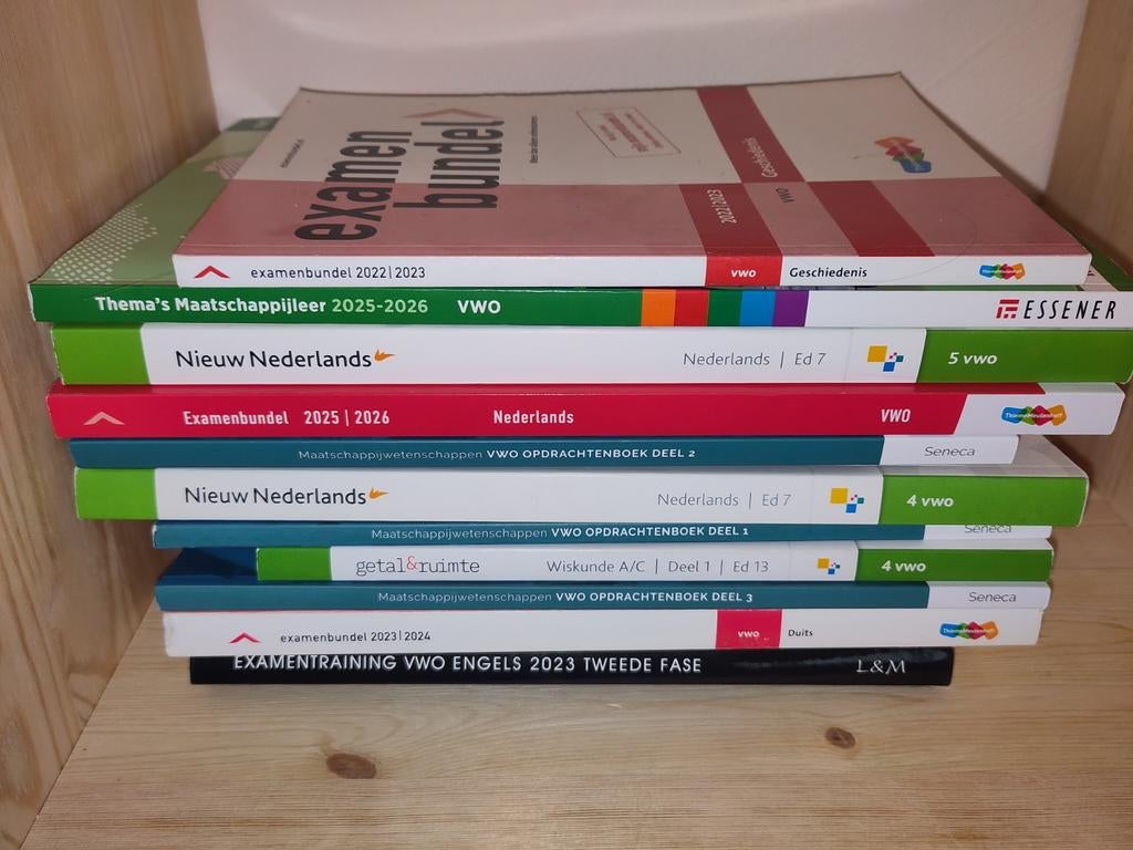 Schoolboeken VWO bovenbouw 2025-2026, Ophalen of Verzenden, Zo goed als nieuw, VWO