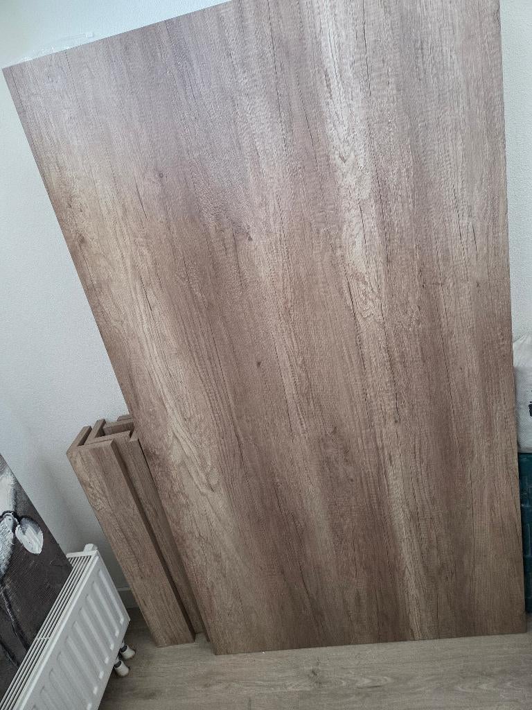 Eettafel, Huis en Inrichting, Tafels | Eettafels, Ophalen, Overige materialen, Gebruikt, 50 tot 100 cm