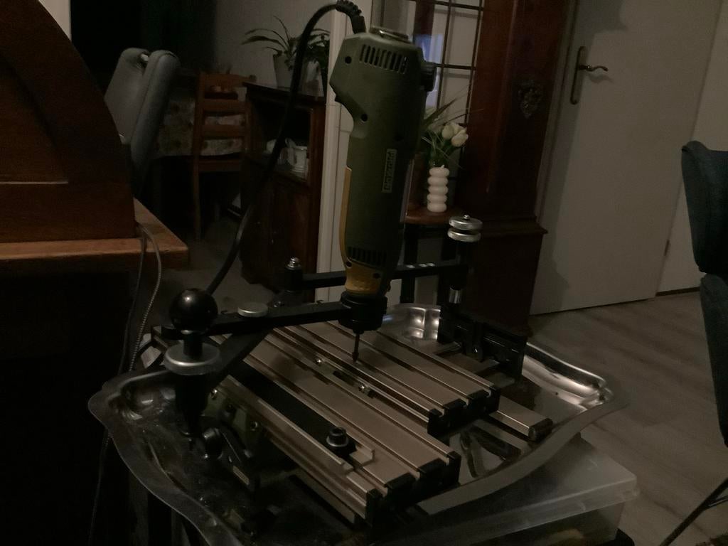 Proxxon Micromot Freesmachine met Accessoires nieuw, Doe-het-zelf en Verbouw, Draaibanken, Ophalen, Gebruikt, Minder dan 500 mm