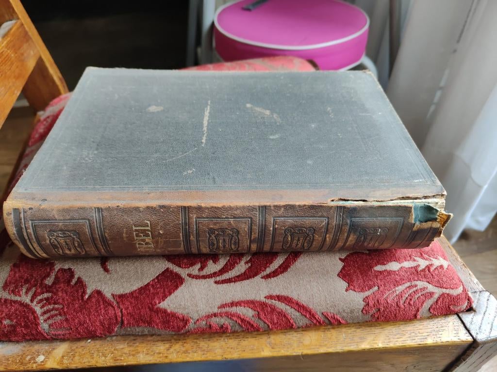 Oude Bijbel - 1904 - De Gansche Heilige Schrift, Antiek en Kunst, Antiek | Boeken en Bijbels, Ophalen, Nederlandsch Bijbelgenootschap