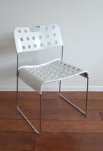 vintage stoel bieffeplast design, Huis en Inrichting, Stoelen, Ophalen, Wit, Zo goed als nieuw, Metaal