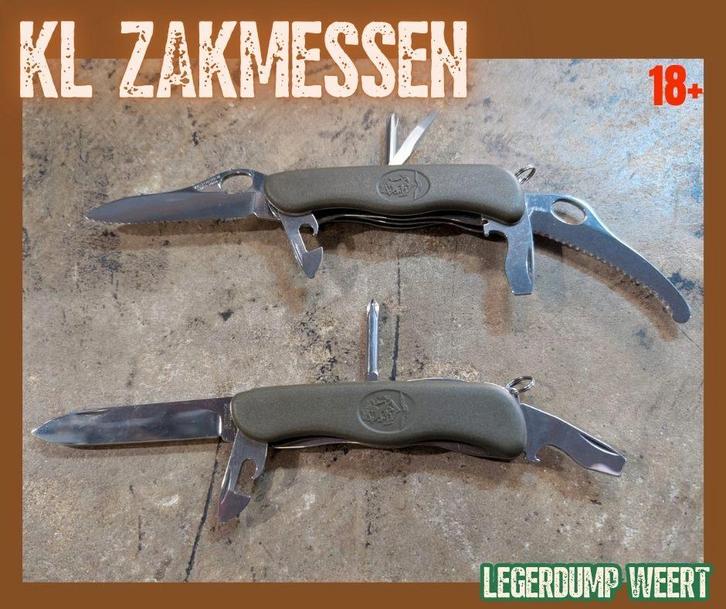 Kl Zakmessen Victorinox, Verzamelen, Militaria | Algemeen, Landmacht, Mes of Dolk, Nederland, Ophalen of Verzenden