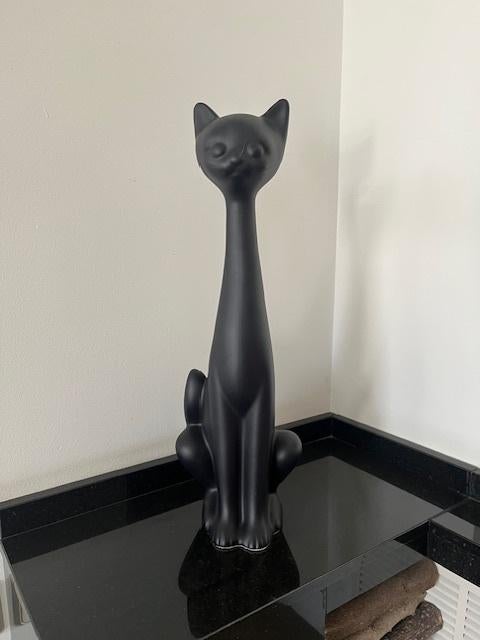 Beeld poes, Verzamelen, Beelden en Beeldjes, Ophalen, Zo goed als nieuw, Dier