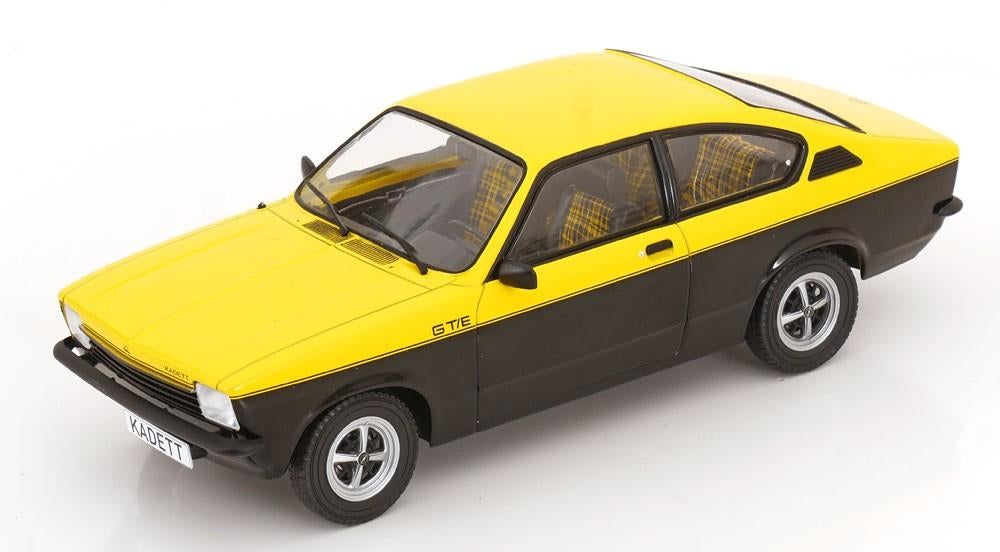 Opel Kadett C Coupe GT/E 1975 Geel / Zwart 1:18 MCG Models, Overige merken, Tschuiten@hotmail.com, Duitsland, Auto