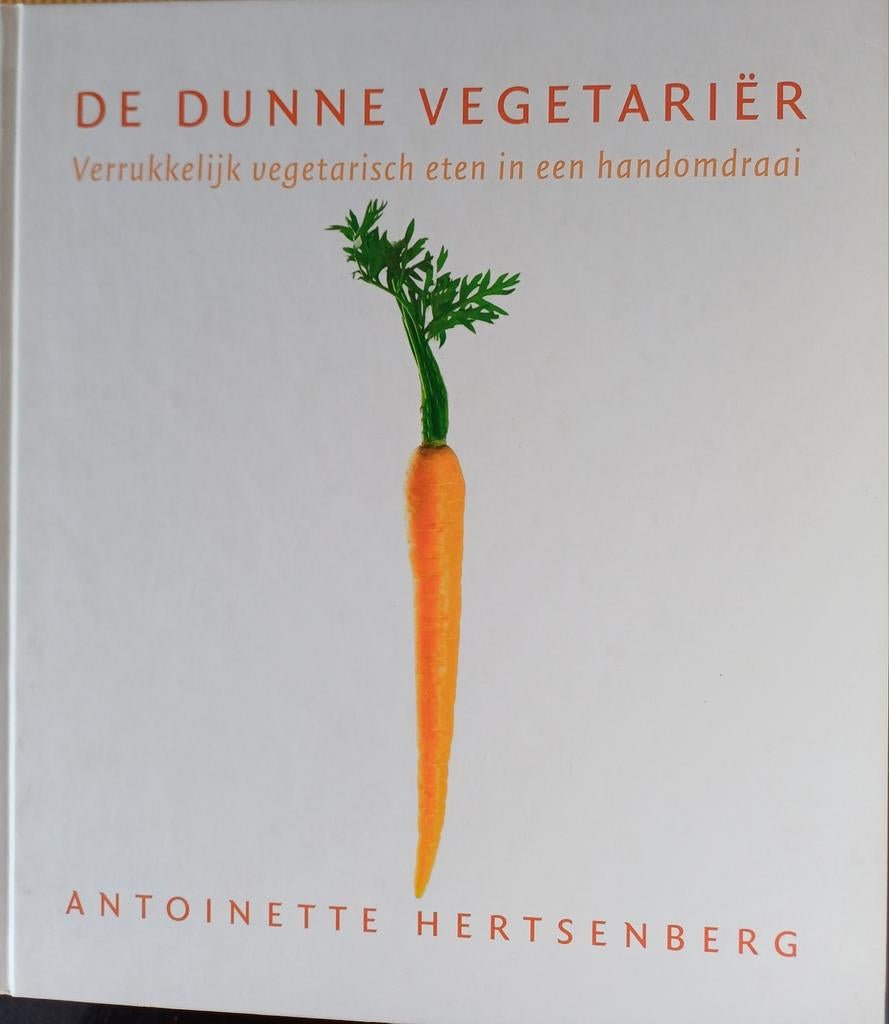 De dunne vegetariër., Ophalen, Dieet en Voeding, Zo goed als nieuw, Antoinette Hertsenberg