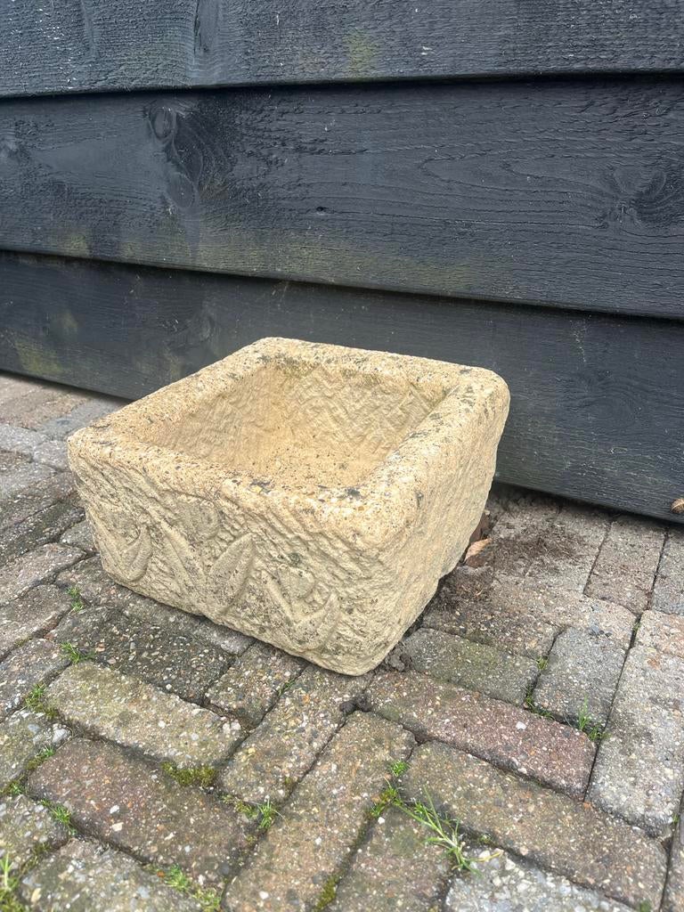 Oud stenen trogje trog, Ophalen, Steen, Gebruikt, Minder dan 30 cm