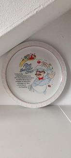 Groot (pizza) bord Muppets Swedish chef, Ophalen of Verzenden, Zo goed als nieuw, Gebruiksvoorwerp
