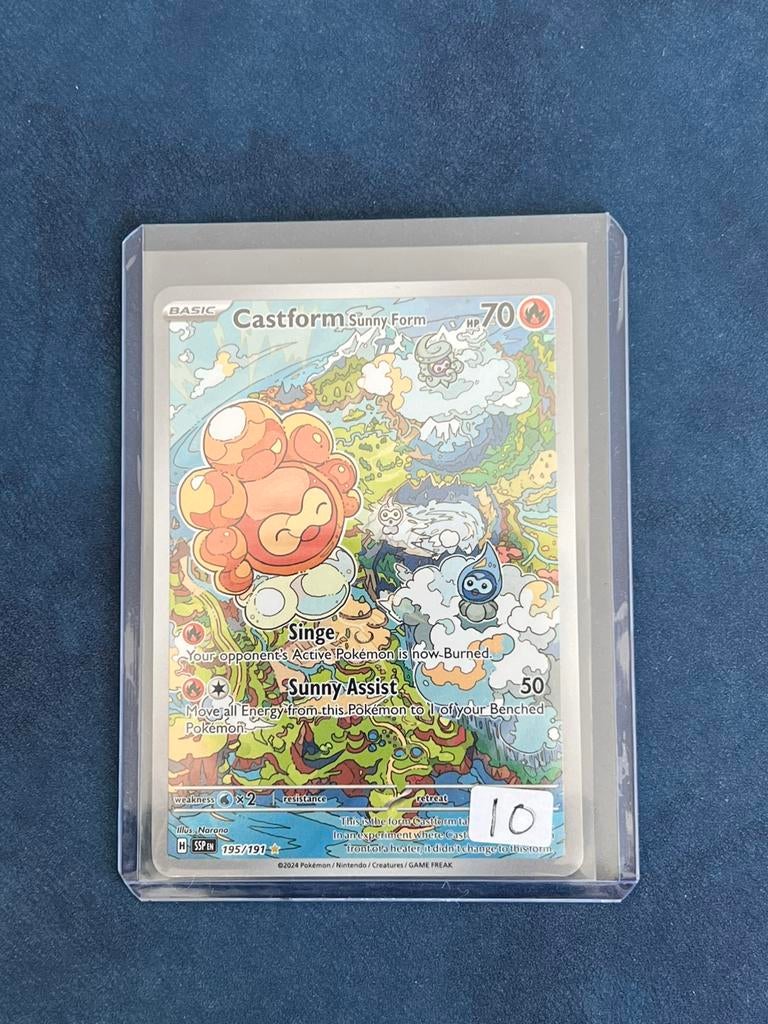 Castform 195 surging sparks, Ophalen of Verzenden, Zo goed als nieuw