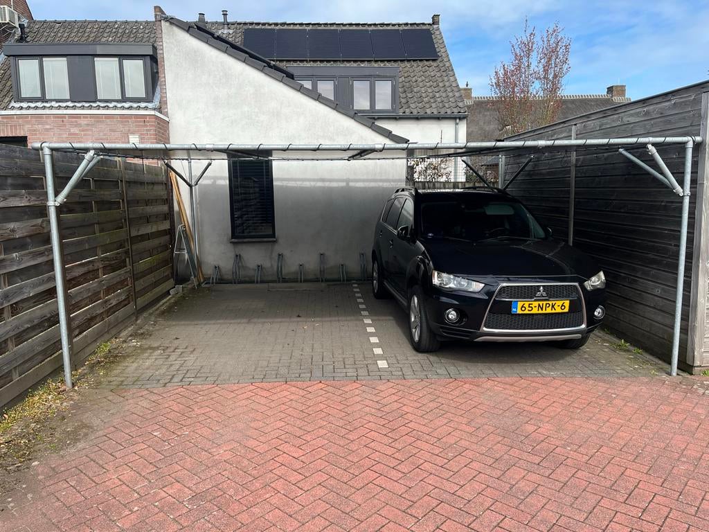Ruime carport / overkapping 5,5 x 5 meter, Tuin en Terras, Overkappingen, Ophalen, Gebruikt, Carport