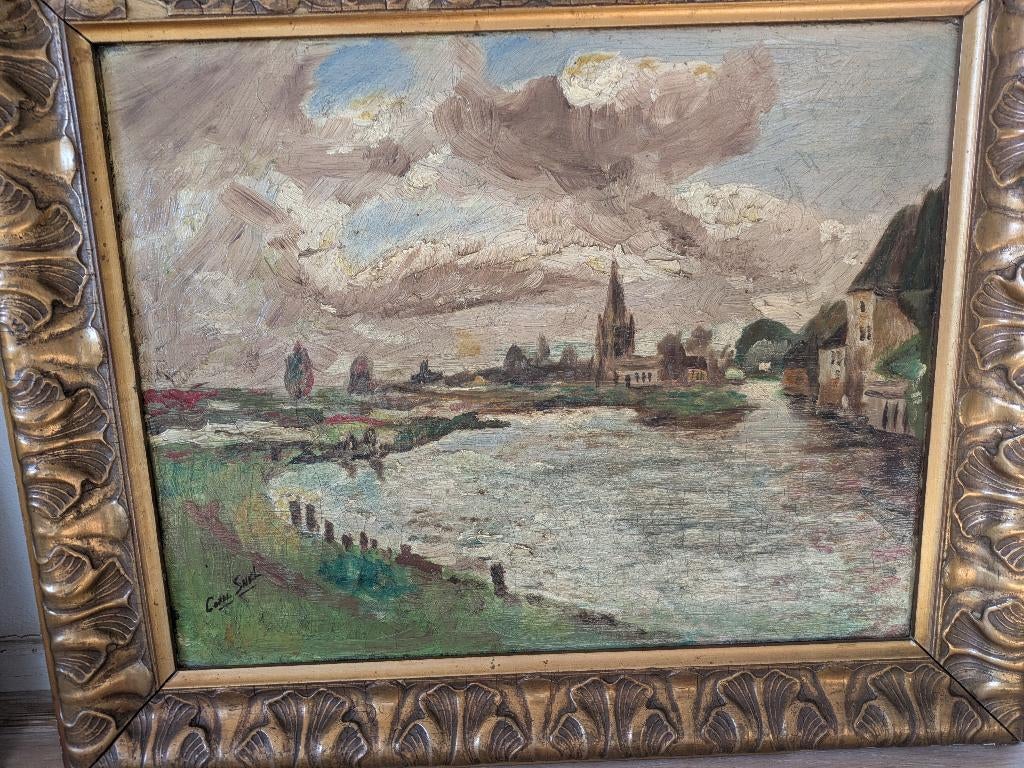 Schilderij Corne Snel, Ophalen