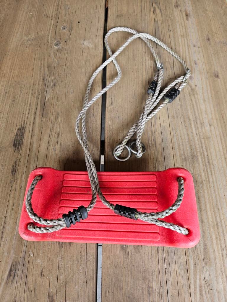 Kunststof schommel en trapeze met rekstok - Gebruikt, Ophalen of Verzenden, Gebruikt