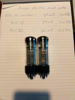 2x Philips EL34 Xf4 Versterker Buizen - Getest >100%, Ophalen of Verzenden