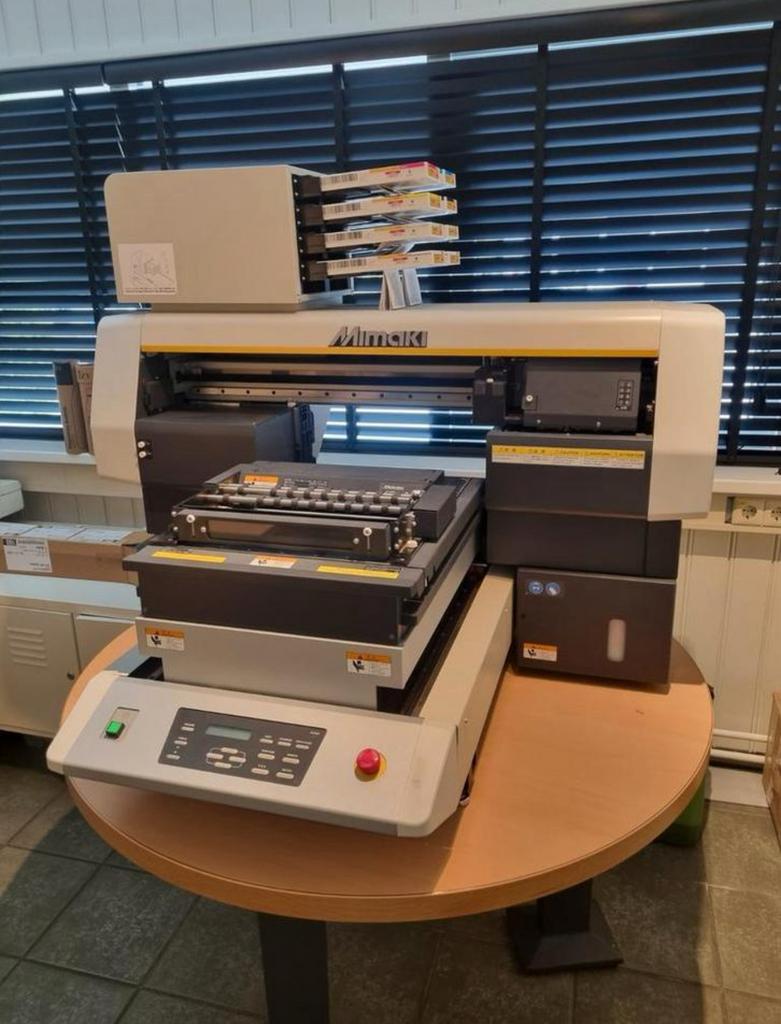Mimaki UJF3042HG + Kebab roteer functie, Ophalen