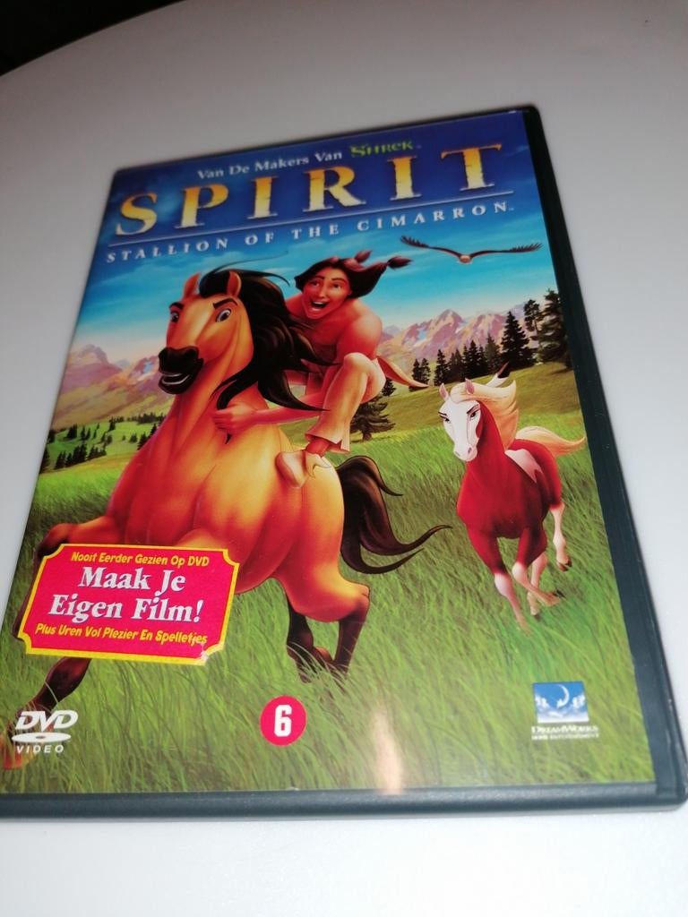 Spirit: Stallion of the Cimarron DVD - Avontuurlijke Film, Avontuur, Gebruikt, Ophalen of Verzenden, Vanaf 6 jaar
