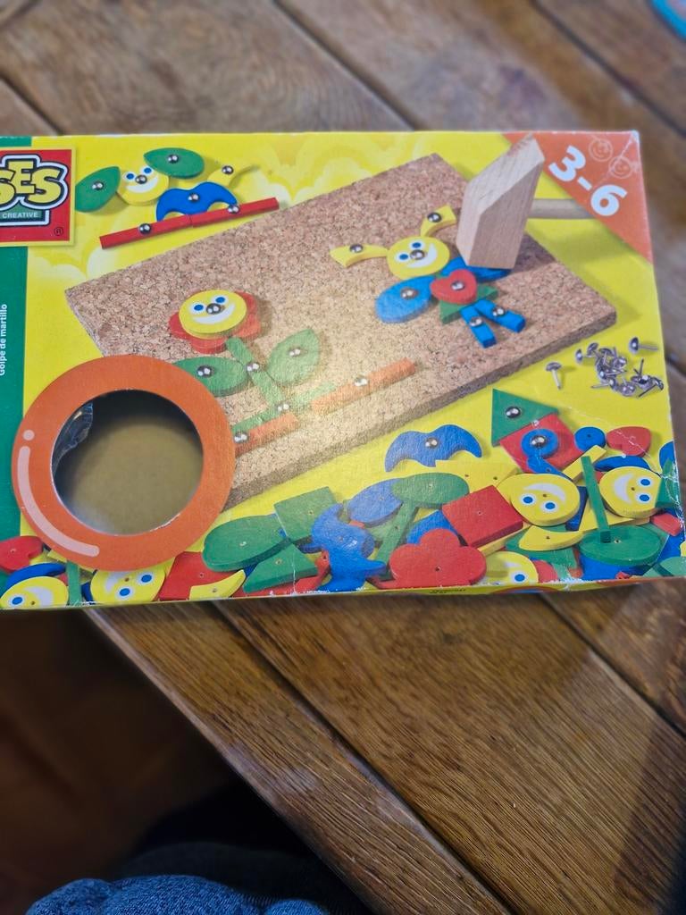 Hamertje tik, Ophalen, Meer dan 50 stukjes, Zo goed als nieuw, Van hout