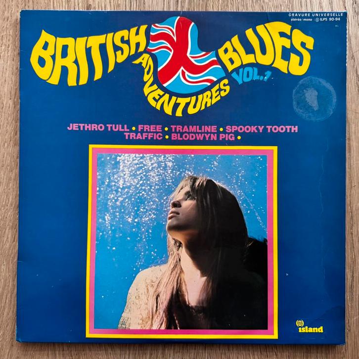 Best Of British Blues Adventures LP Vinyl 1969 Blues, Cd's en Dvd's, Vinyl | Jazz en Blues, Gebruikt, Blues, 1960 tot 1980, 12 inch