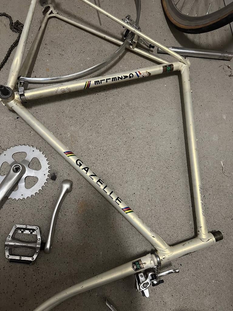 Gazelle mondial 59cm frame (excl. onderdelen), Frame, Staal, Ophalen of Verzenden, Zo goed als nieuw