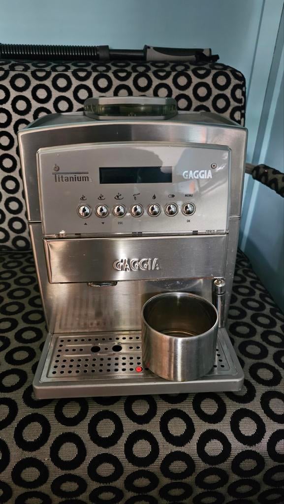 Gaggia Titanium koffiebonen apparaat - Zo goed als nieuw, Ophalen, Zo goed als nieuw, Koffiemachine, Koffiebonen