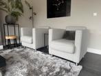 2 x moderne fauteuilles stoelen. Zgan., Ophalen, Minder dan 75 cm, Zo goed als nieuw, 50 tot 75 cm