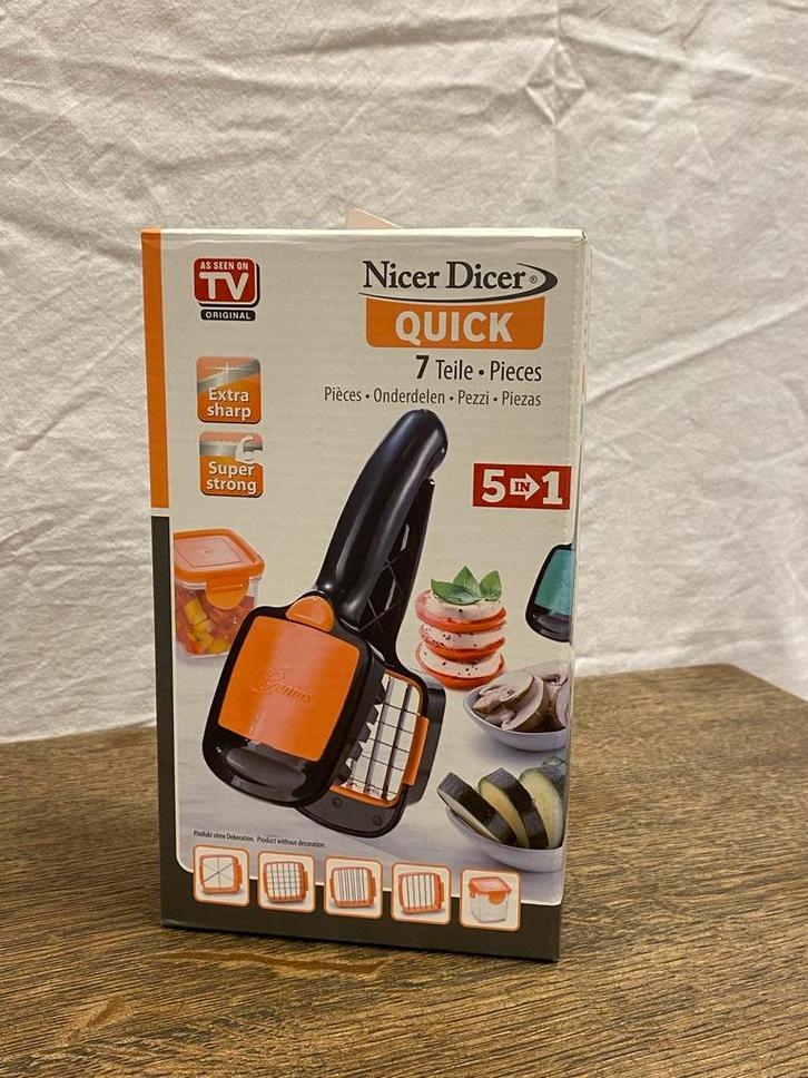 Nicer Dicer Quick 5-in-1 Groentesnijder - Nieuw in doos, Huis en Inrichting, Keuken | Keukenbenodigdheden, Nieuw, Ophalen of Verzenden