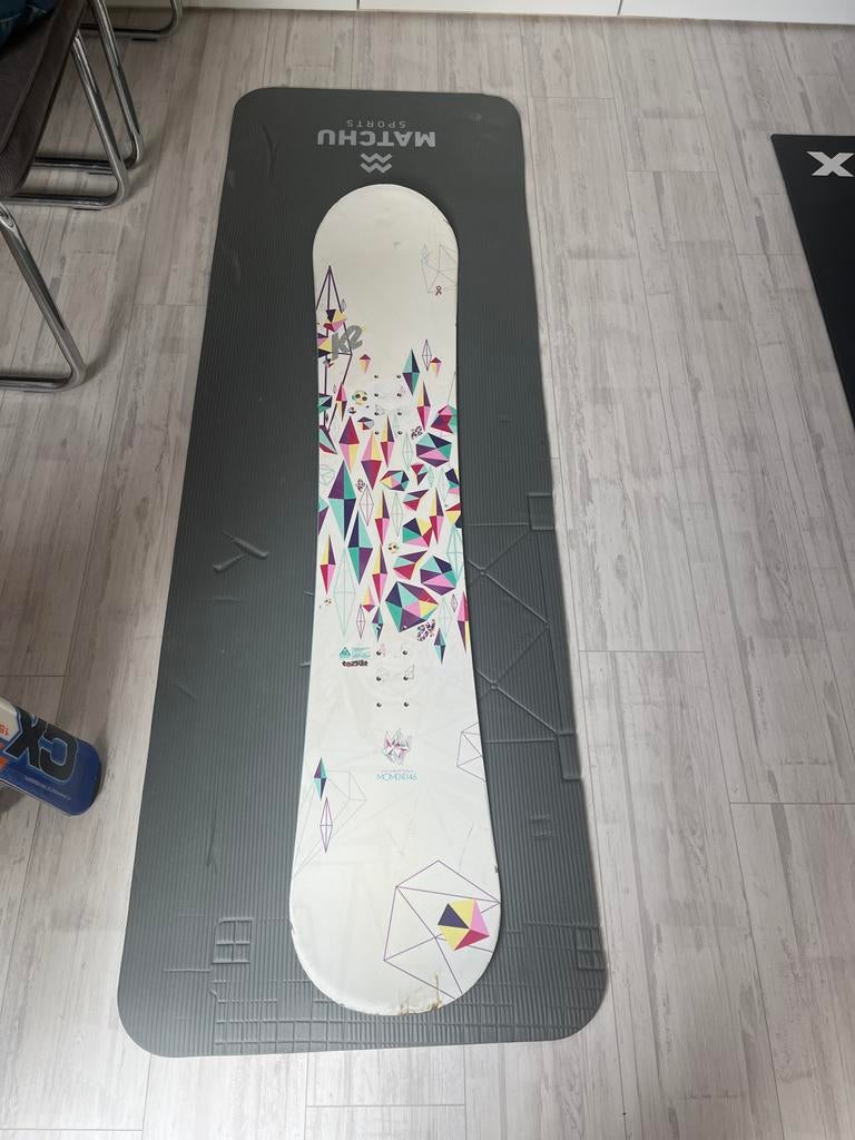 Snowboard 1.45m zonder bindingen, Ophalen of Verzenden, Gebruikt, Board