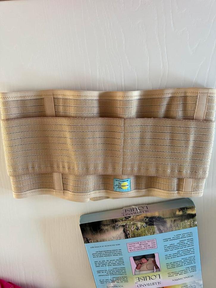 Sluitband Louise, Kleding | Dames, Positiekleding, Gedragen, Buikband, Maat 38/40 (M), Beige, Ophalen of Verzenden