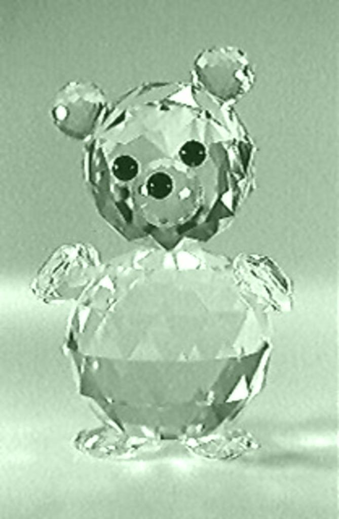 Swarovski zeer zeldzaam Beer USA, groot incl doos & certific, Verzamelen, Swarovski, Figuurtje, Ophalen of Verzenden