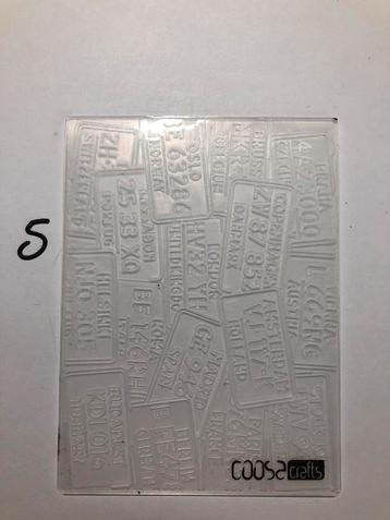 Embossing folder 5 beschikbaar voor biedingen
